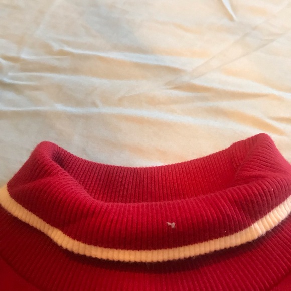 Girls size 9, Gymboree red knit dress, with fuzzy heart on front - Picture 2 of 7